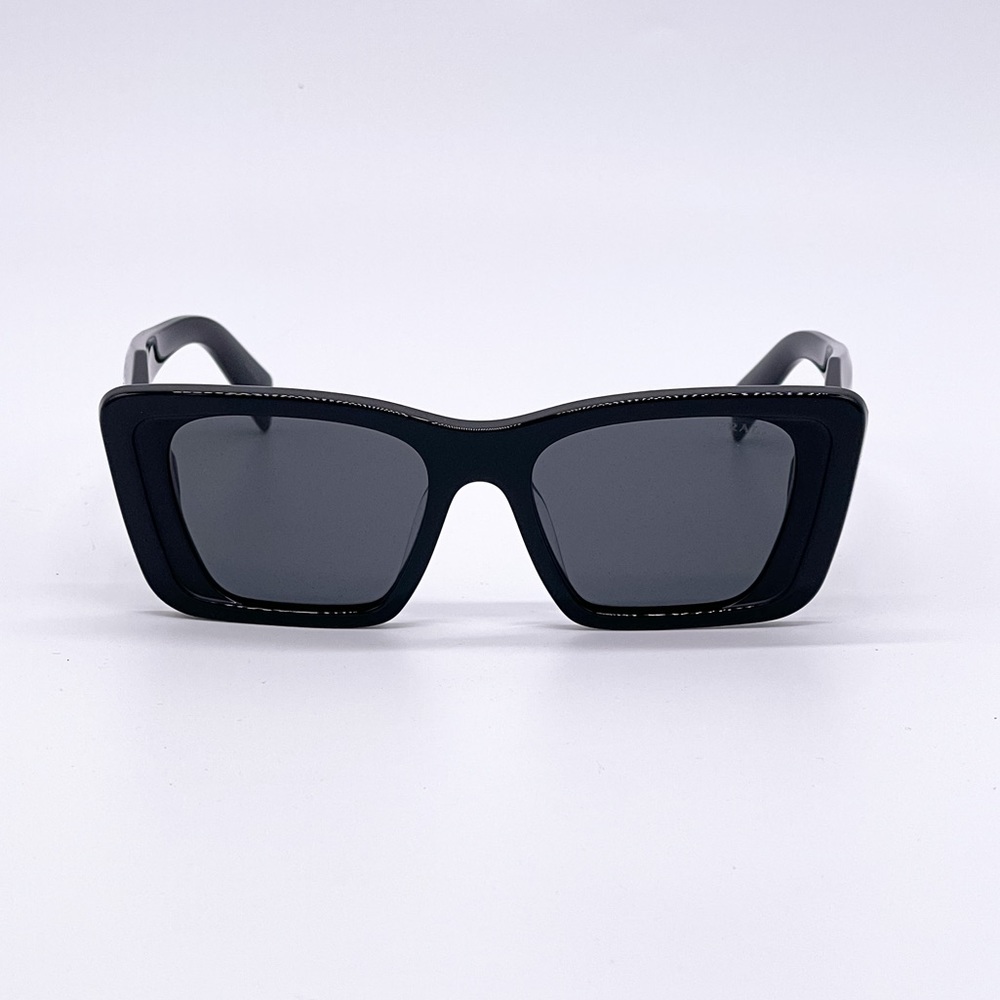 NEW PRADA PR08YSF 1AB5S0 WOMEN’S SUNGLASSES PRADA PR08YS BLACK SPR 08Y - Picture 4 of 11